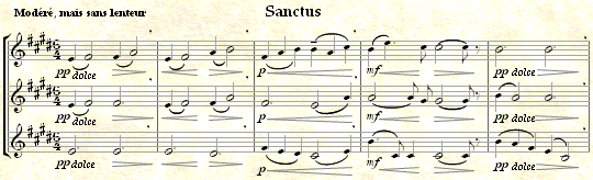 Caplet: 'Messe a Trois Voix' III. Sanctus Music thumbnail
